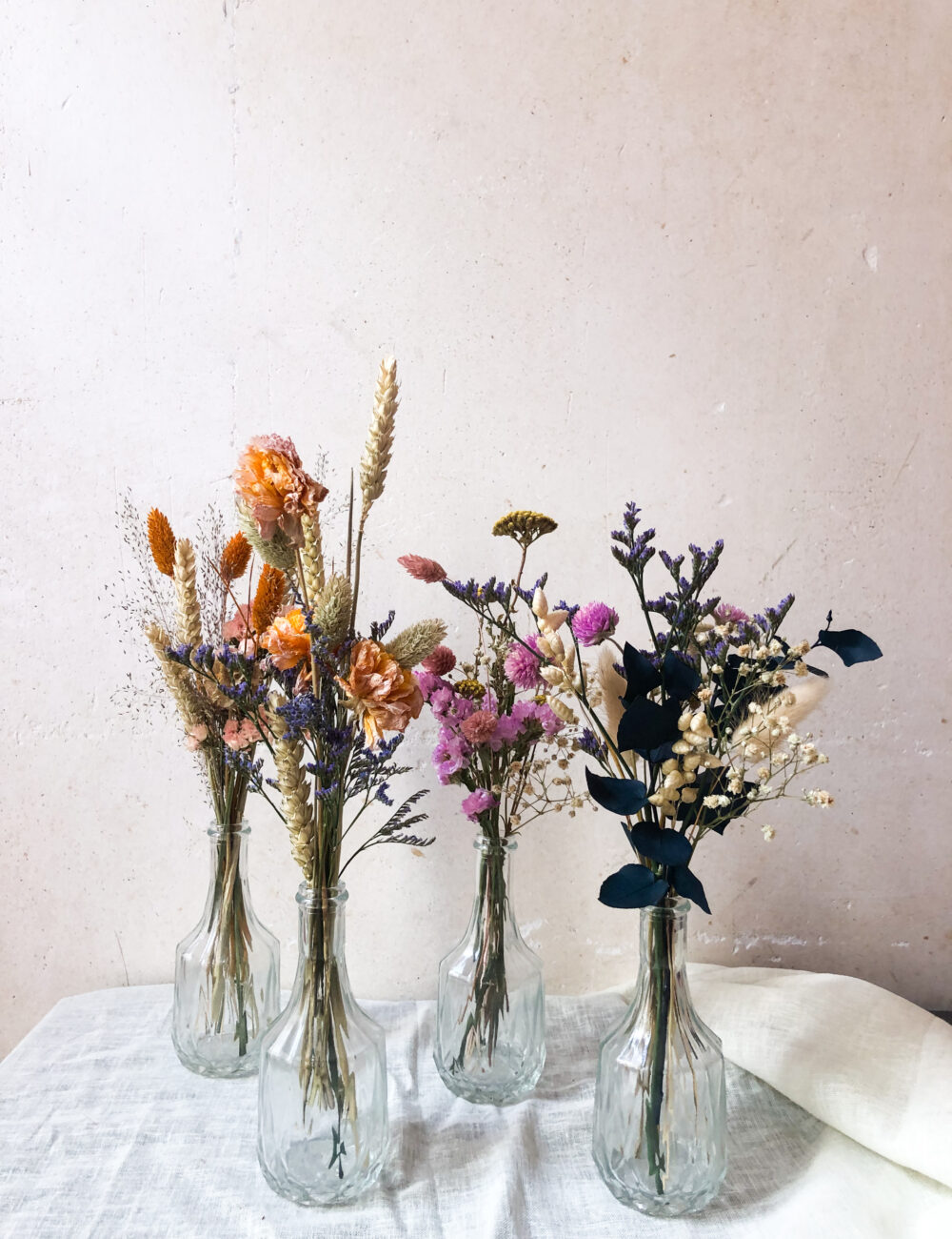 bouquet de fleurs séchées fleuriste toulouse fait main artisan fête des mères idée cadeau femme