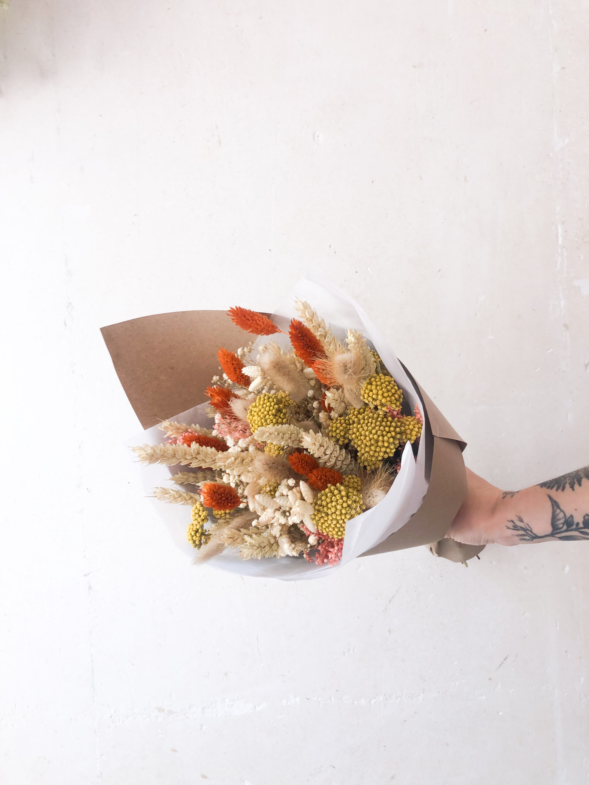 bouquet de fleurs séchées française champs cadeau maman femme atelier floral toulouse