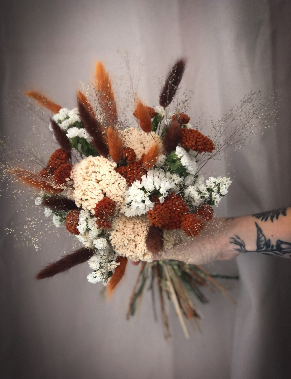 bouquet de fleurs séchées français fait main toulouse automne idée cadeau déco bohème maison intérieur